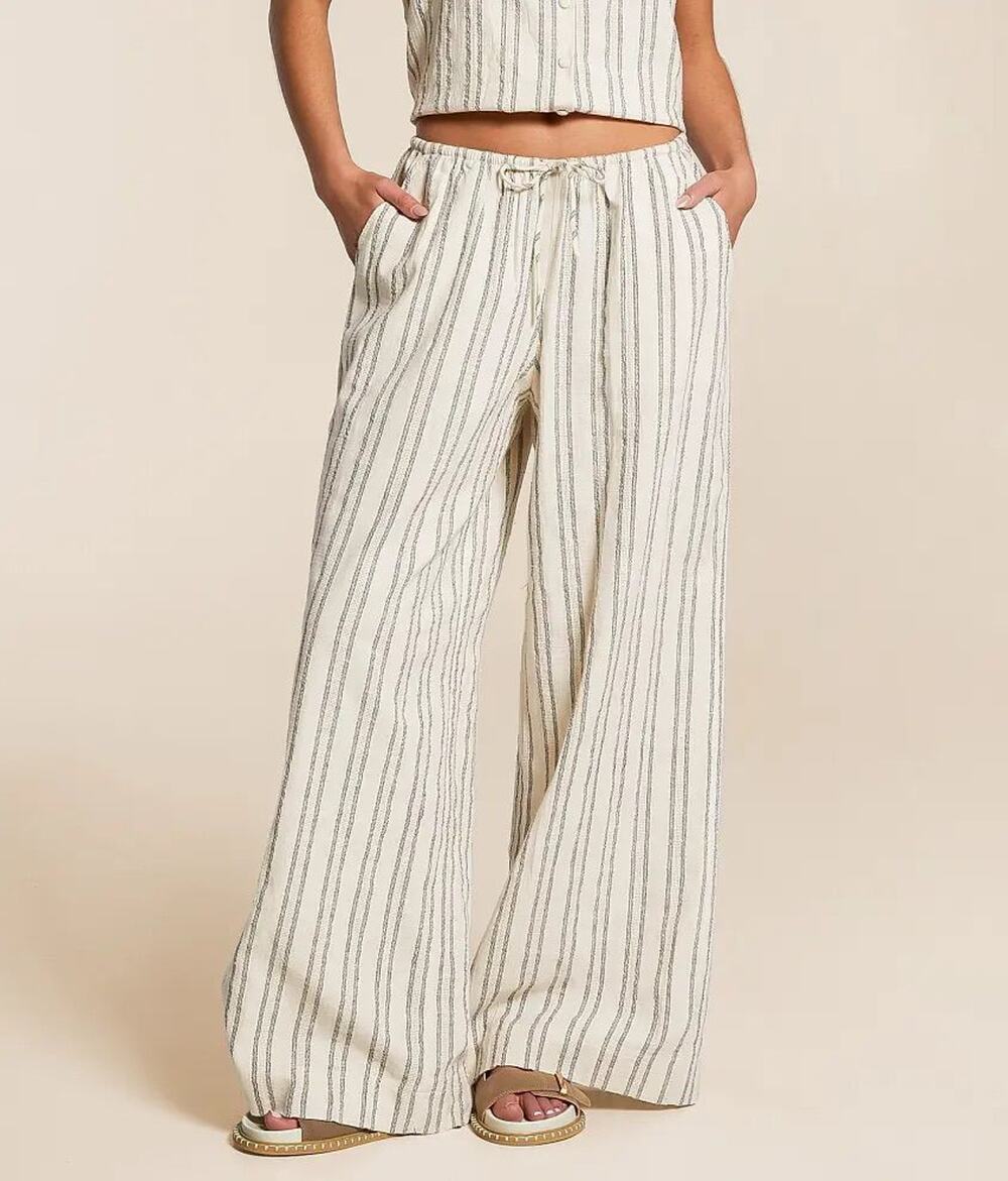 NWT Z SUPPLY Soleil Striped Drawstring Pant SZ LG